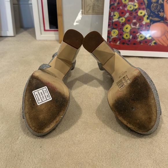 Michael Kors Porter Glitter Chain-Mesh Platform Sandal - Picture 7 of 7